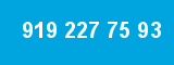 919 227 75 93 919 227 75 93